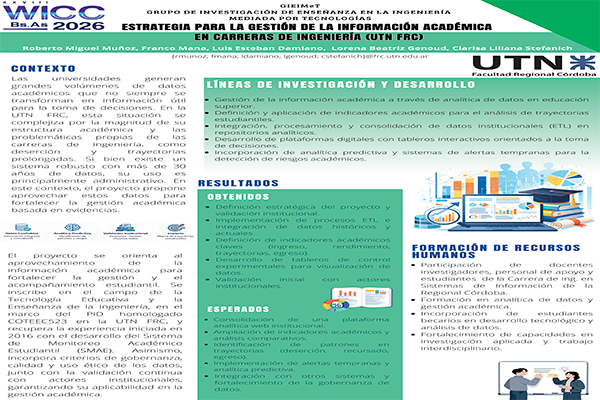 Estrategia para la Gestión de la Información Académica en Carreras de Ingeniería